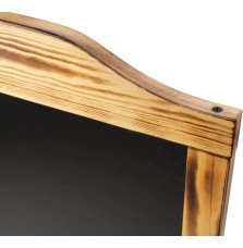 Natural Burn Menu Board - Rustic Charm |Distinctive Display