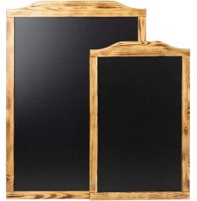 Natural Burn Menu Board - Rustic Charm |Distinctive Display