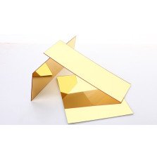 Mirror Gold Acrylic Boards - Luxurious Reflective Signage