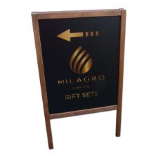 FL2 Wooden A-Board - Contemporary Design Outdoor Signage