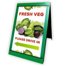 Metal A-Board with Poster Covers | DWA Group