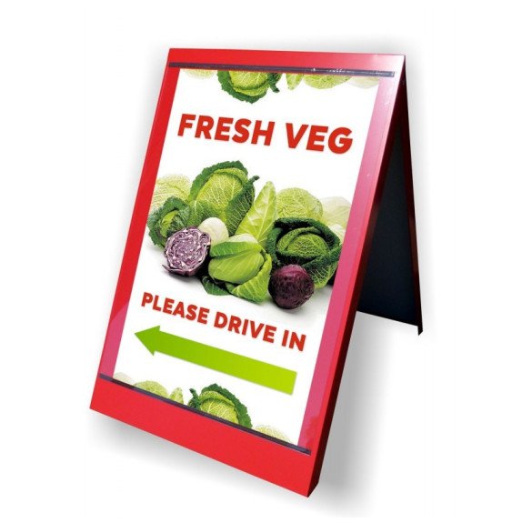 Metal A-Board with Poster Covers | DWA Group