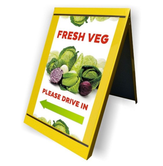 Metal A-Board with Poster Covers | DWA Group