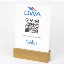 Acrylic Table Top Sign - Professional Display for Clear Messaging