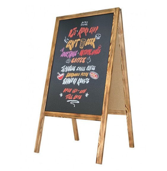 FL2 Wooden A-Board - Contemporary Design Outdoor Signage