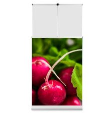 Double-Sided Roll Up - Portable Display Maximum Visibility