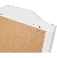 White Menu Wall Board - Rustic Charm | Distinctive Display