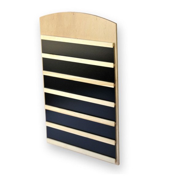 Slatted Menu Wall Board - Rustic Charm |Creative Messaging